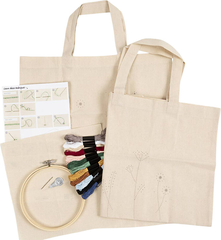 Creativ Company Start DIY Kit Broderi, Blomster