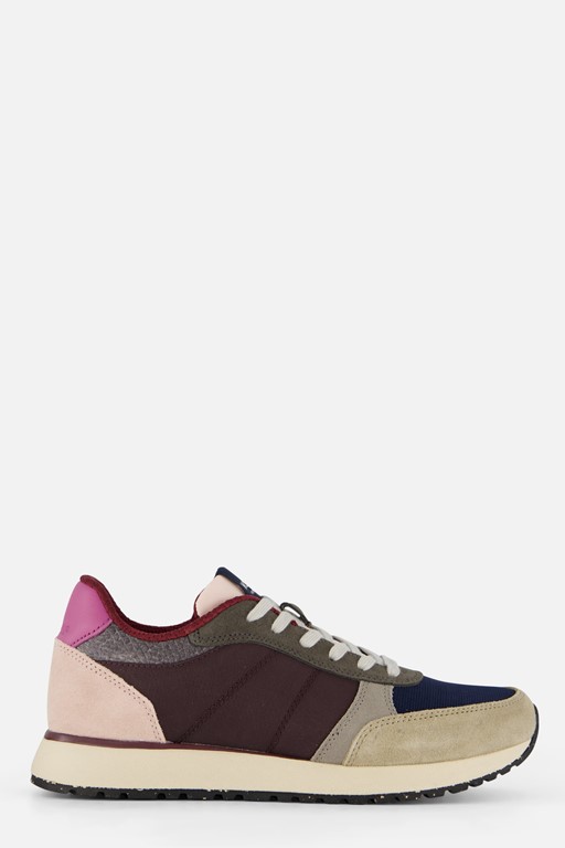 Woden Ronja Sneakers bruin Leer