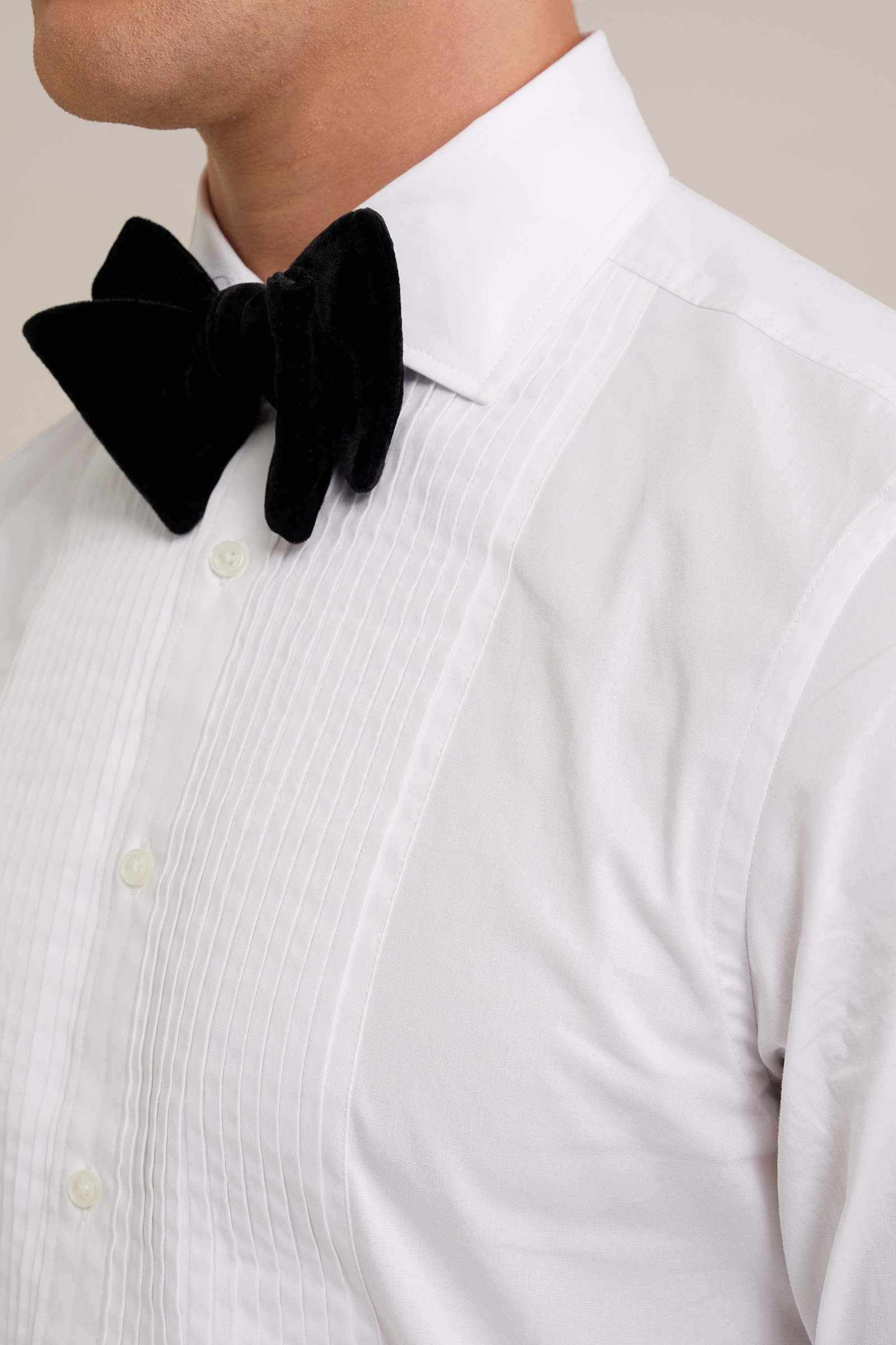 tuxedo overhemd met stretch WE Fashion Wit
