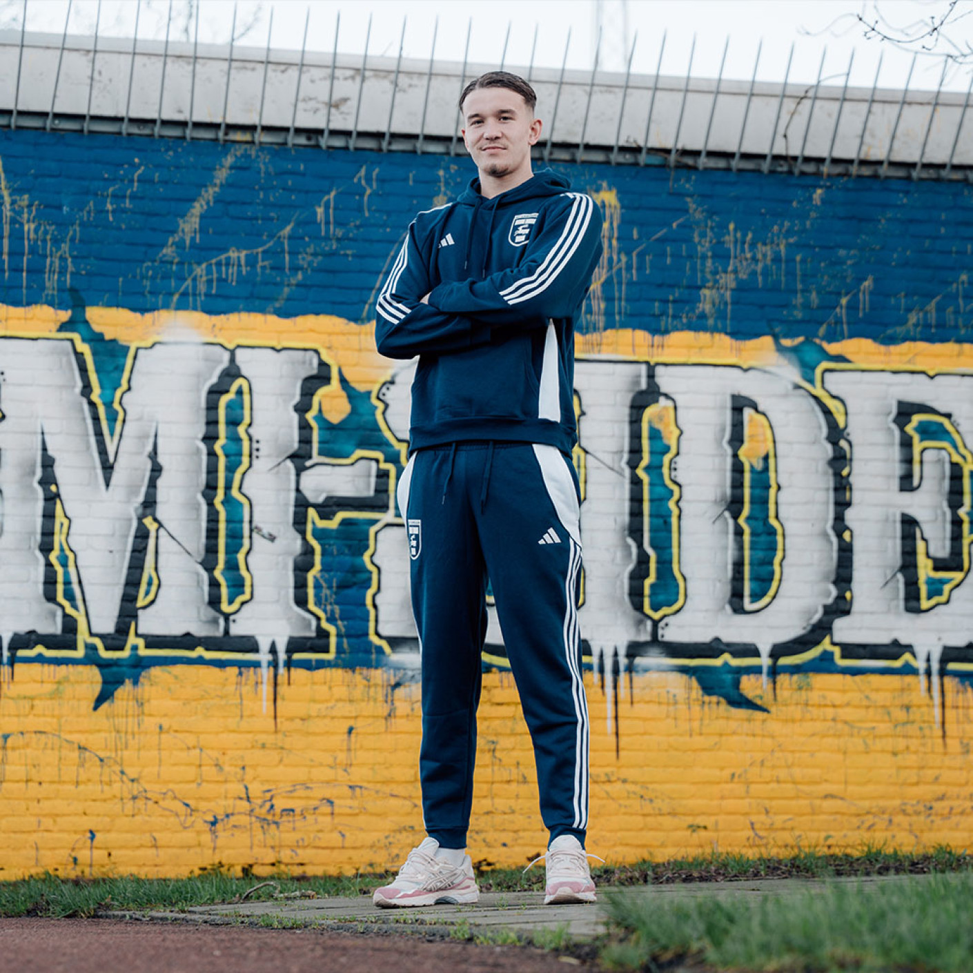 Adidas SC Cambuur Joggingsbroek Blauw Wit