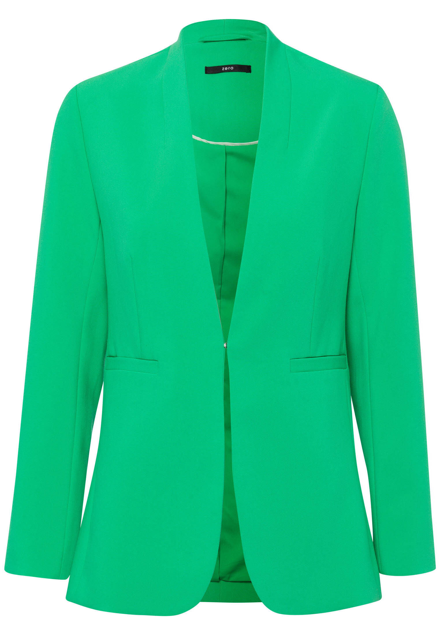 zero| Damen Longblazer mit Paspeltaschen