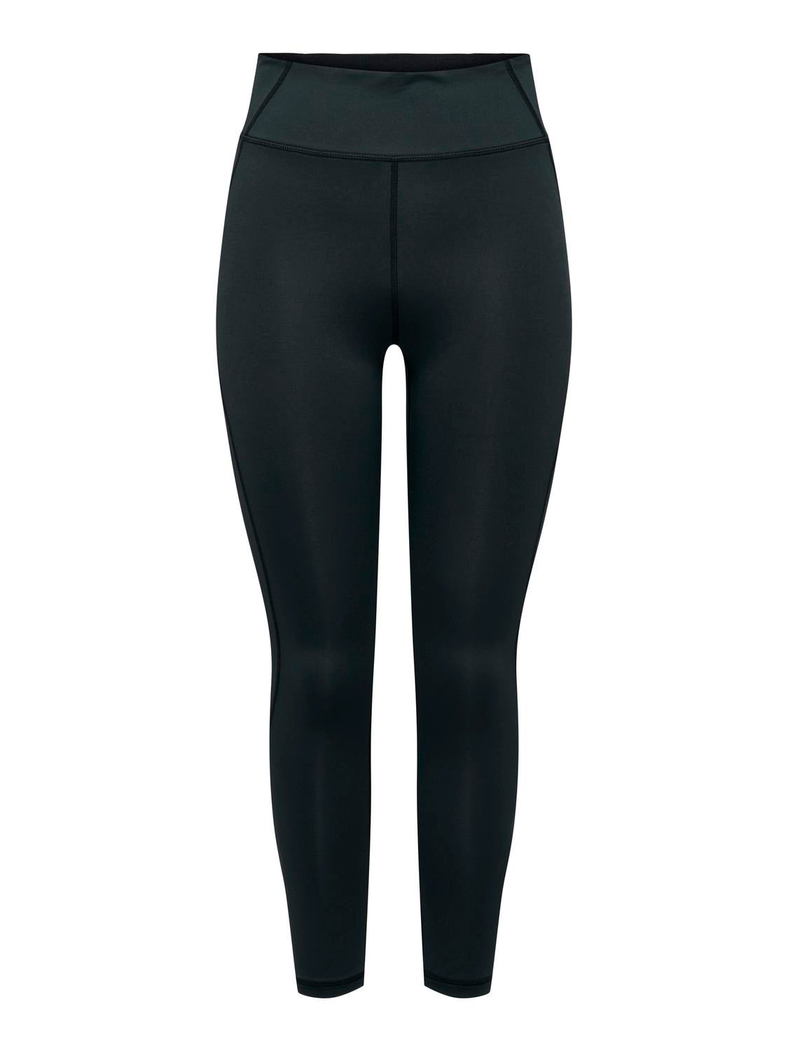 ONPOPAL Hohe Taille Enger Schnitt Sportleggings Black