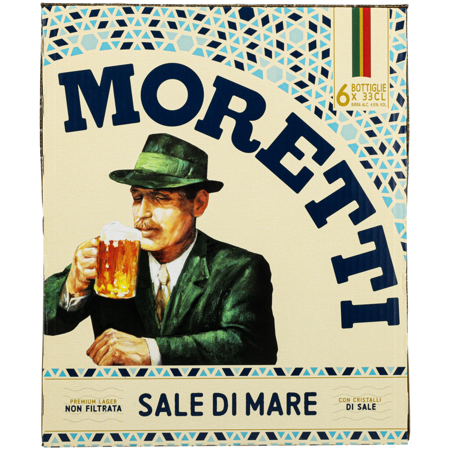 Birra Moretti Sale di Mare Lager Naturtrüb 6x33cl -198cl