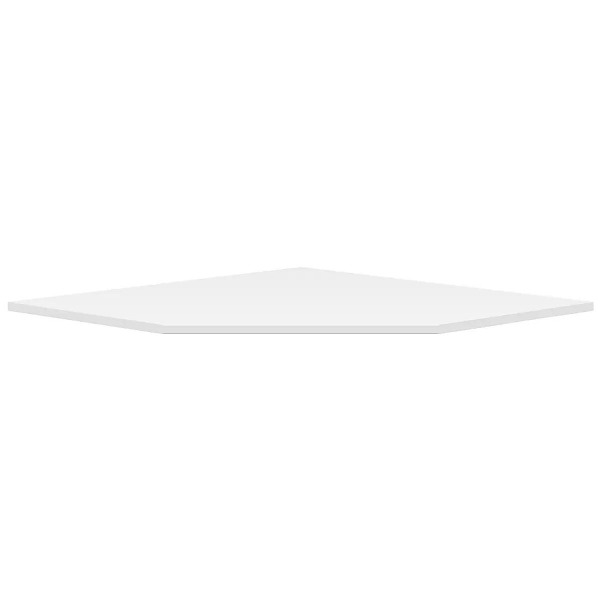 Eckplatte Cabinet weiss