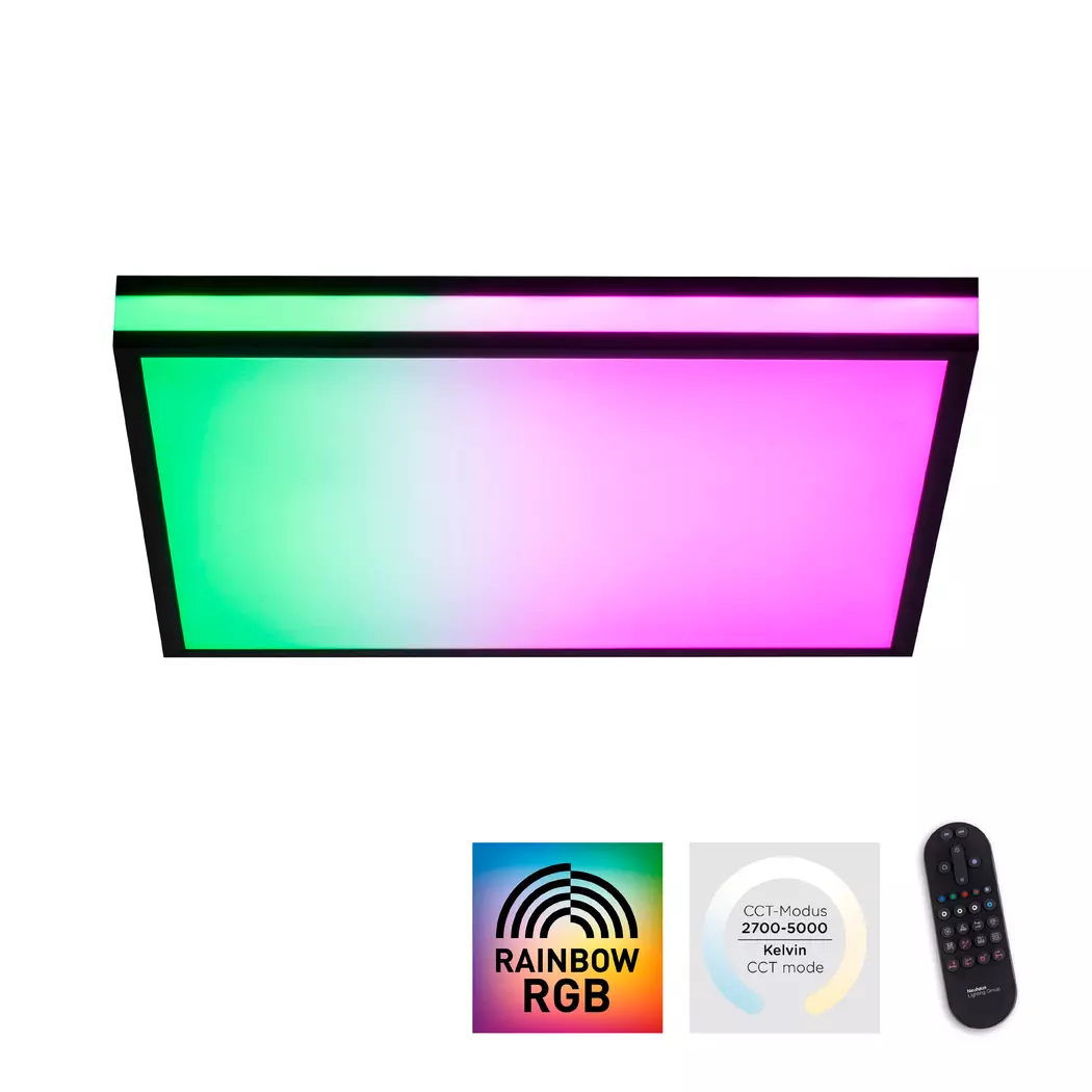LED-Deckenleuchte Mario Black