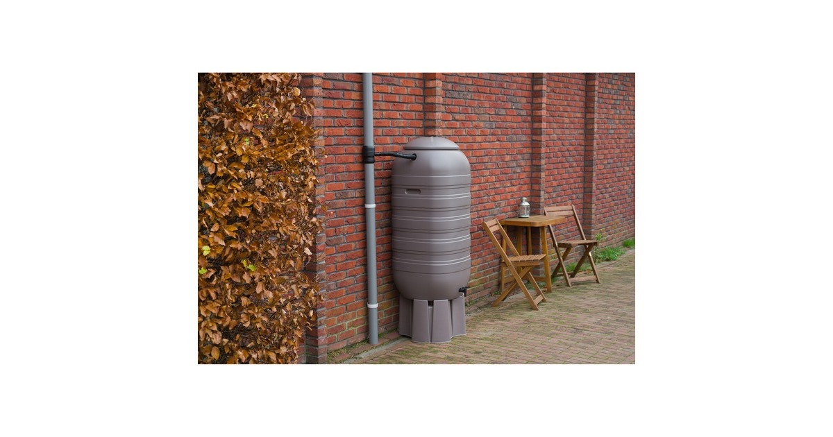 NatureKunststof Slimline regenton  (Taupe, 250 liter)