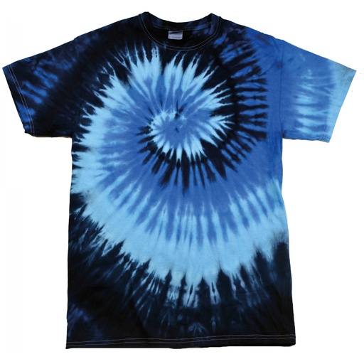 Camiseta Colortone de manga curta e grossa com efeito tie-dye