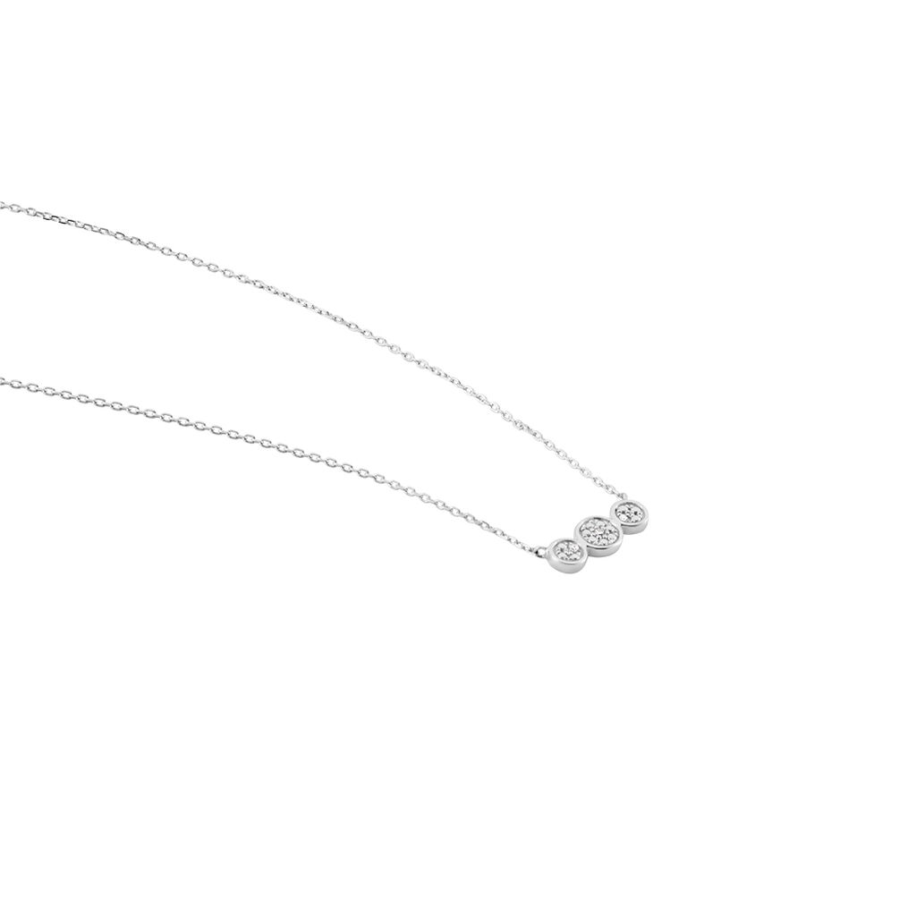 Collier Or Blanc Abital Diamants
