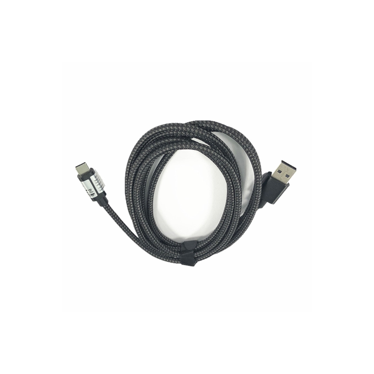 USB 2.0 til USB-C-kabel 3A hurtiglading Sort 2 m