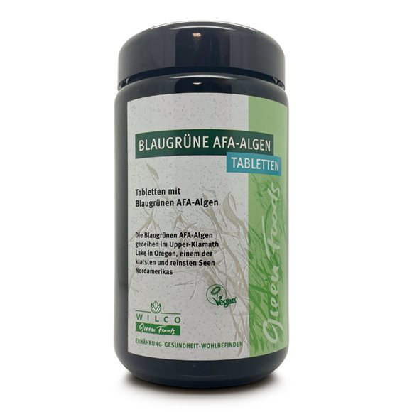 AFA Blaugrüne Algen 400 mg<br>600 Stück, Glas, Tablette