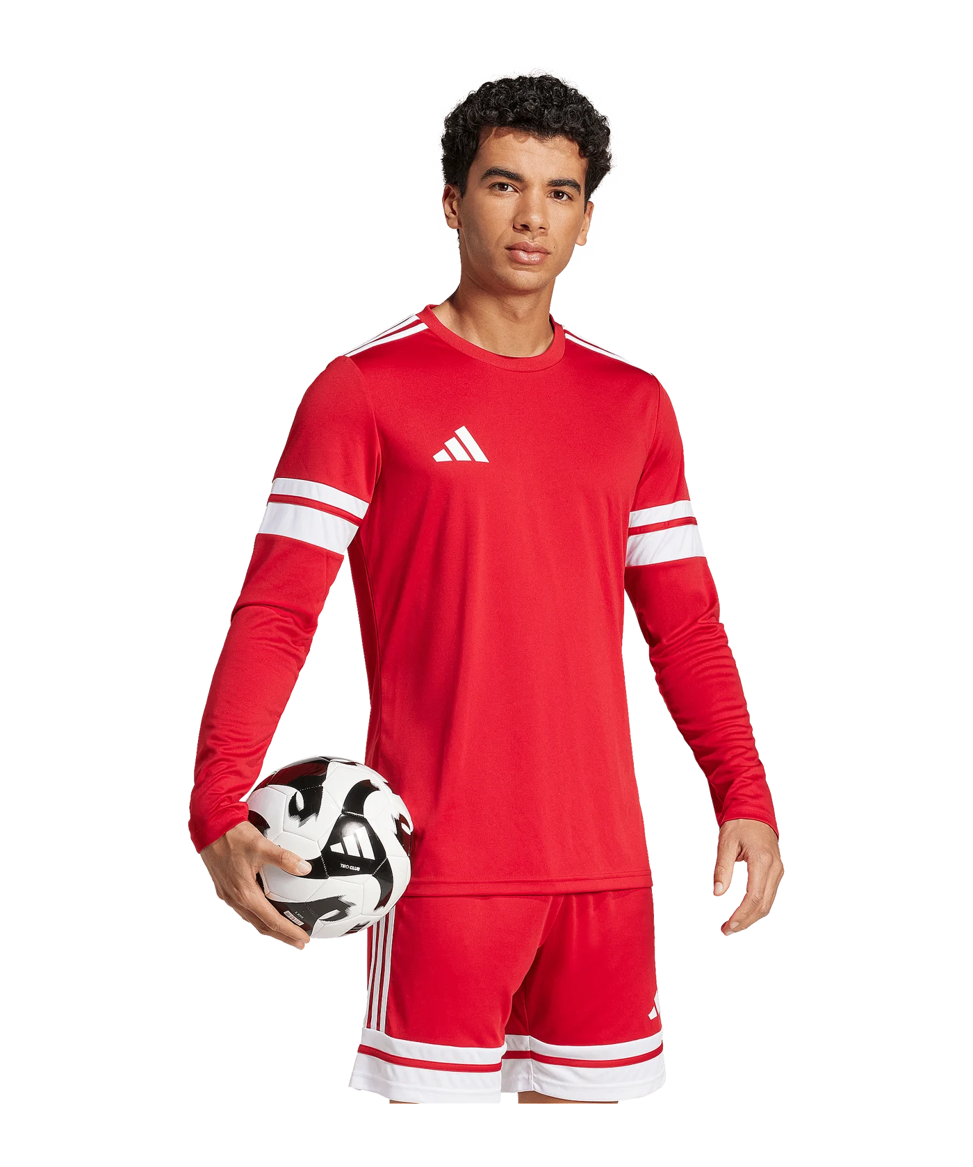 adidas Squadra 25 Trikot Langarm Rot