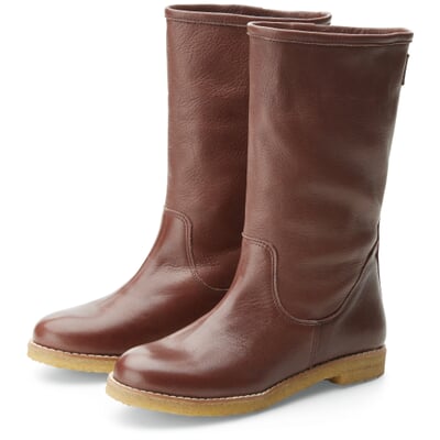 Damen-Lederstiefel, Braun