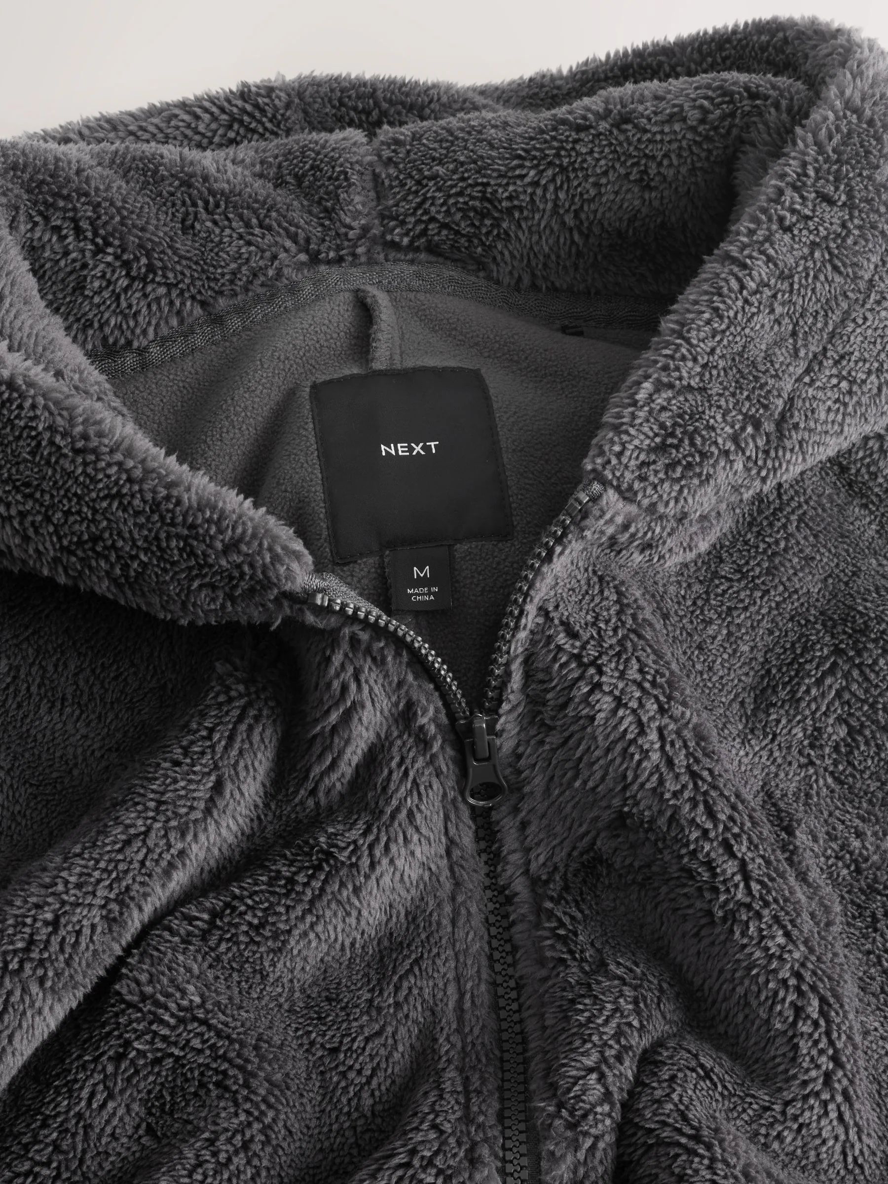 Leisteen grijs - Borg Fleece Onesie
