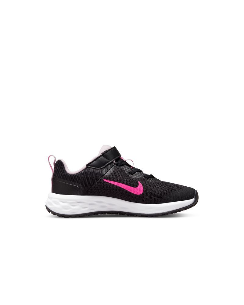 Chaussures Nike Revolution 6 Noir & Rose pour enfant