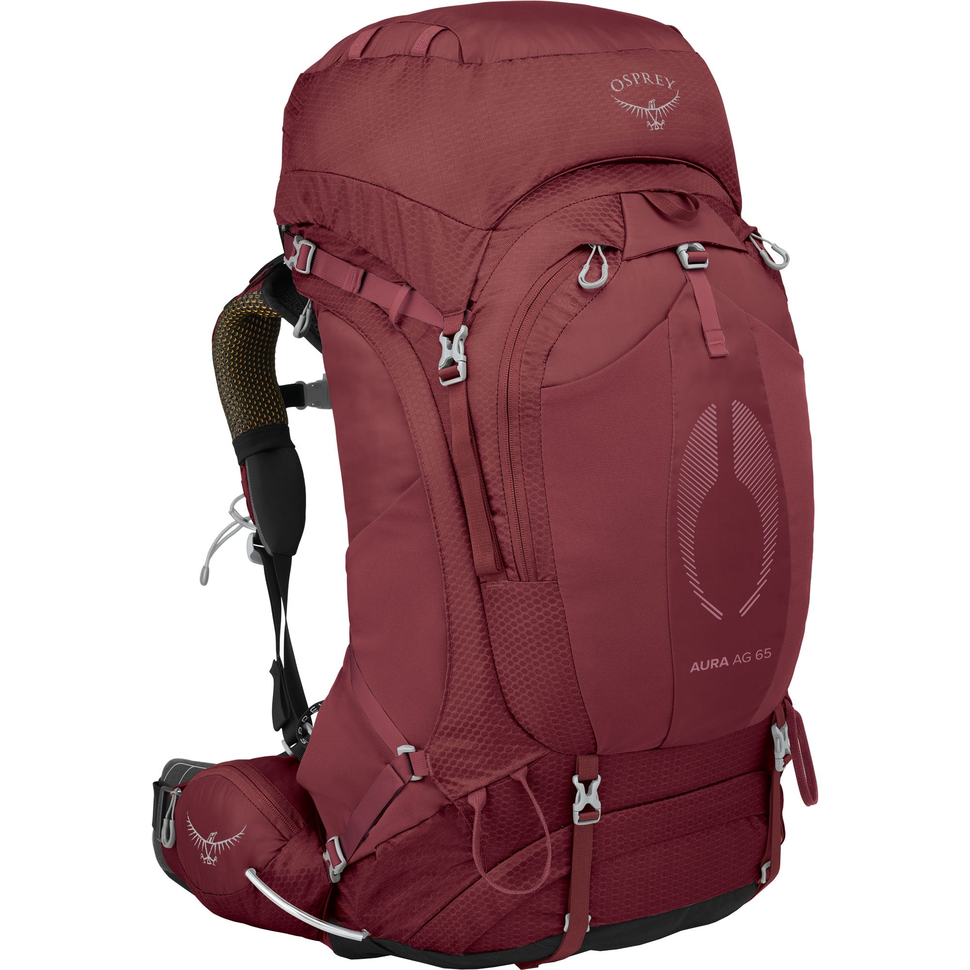 Osprey Aura AG 65l Trekkingrucksack Damen berry sorbet red