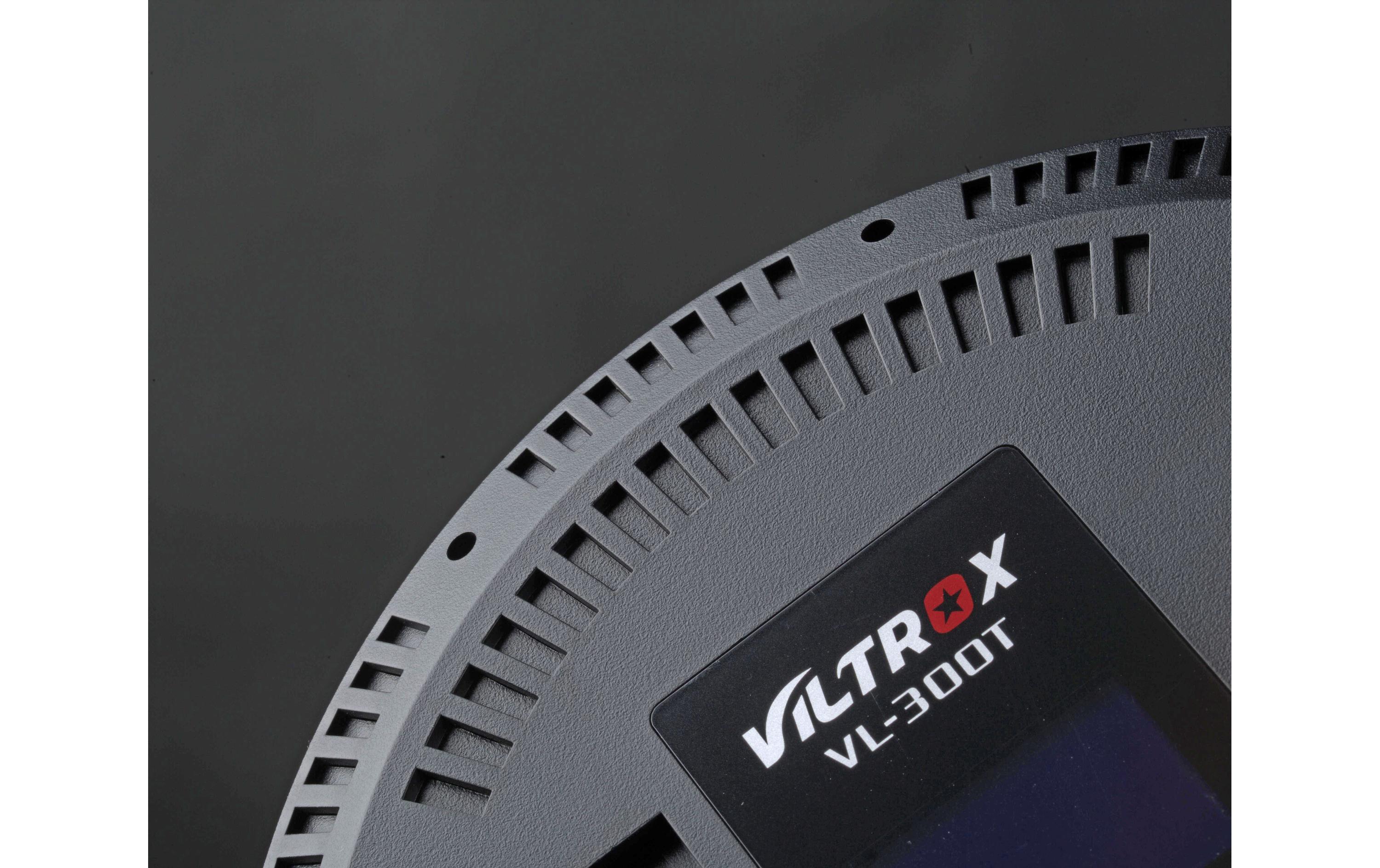 Videoleuchte VL-300T Bi-colorRundes Studiolicht mit integriertem Display