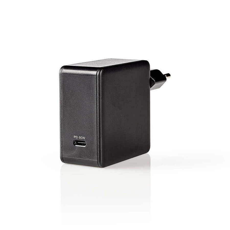 Nedis Chargeur mural USB-C 60W - Noir