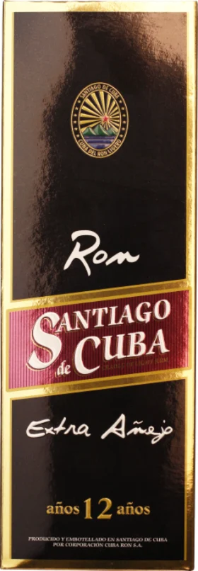 SANTIAGO DE CUBA 12ANOS EXTRA ANEJO 70CL