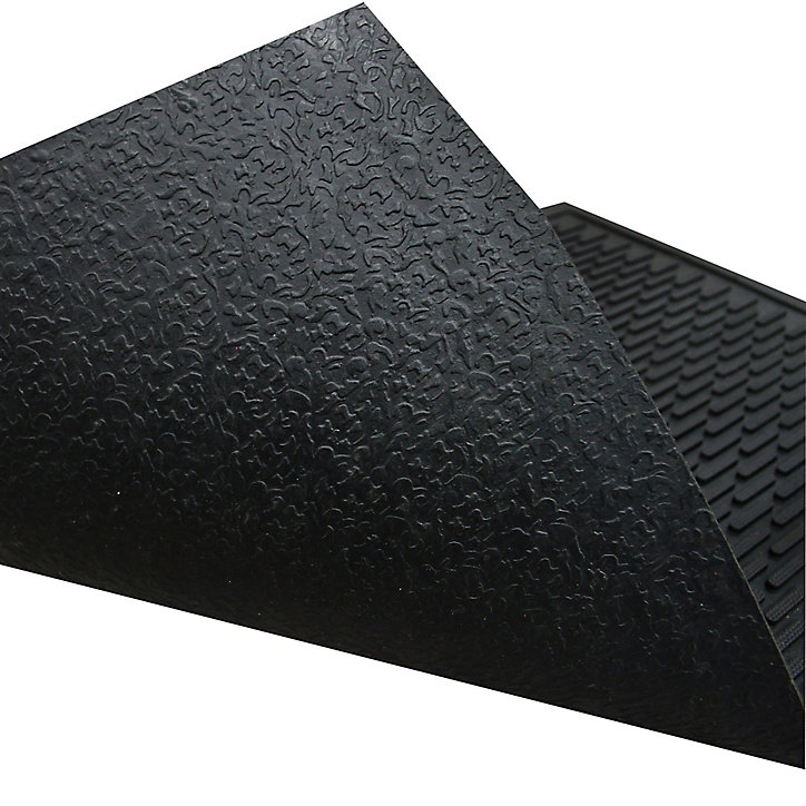 Tapis d'entrée caoutchouc GoodHome L.45 x l.75 cm
