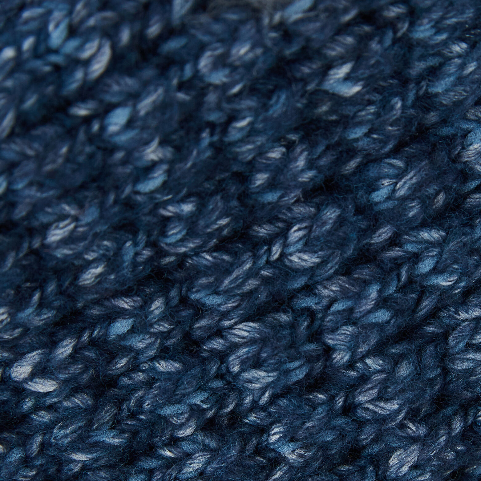 Snood en maille Bleu foncé