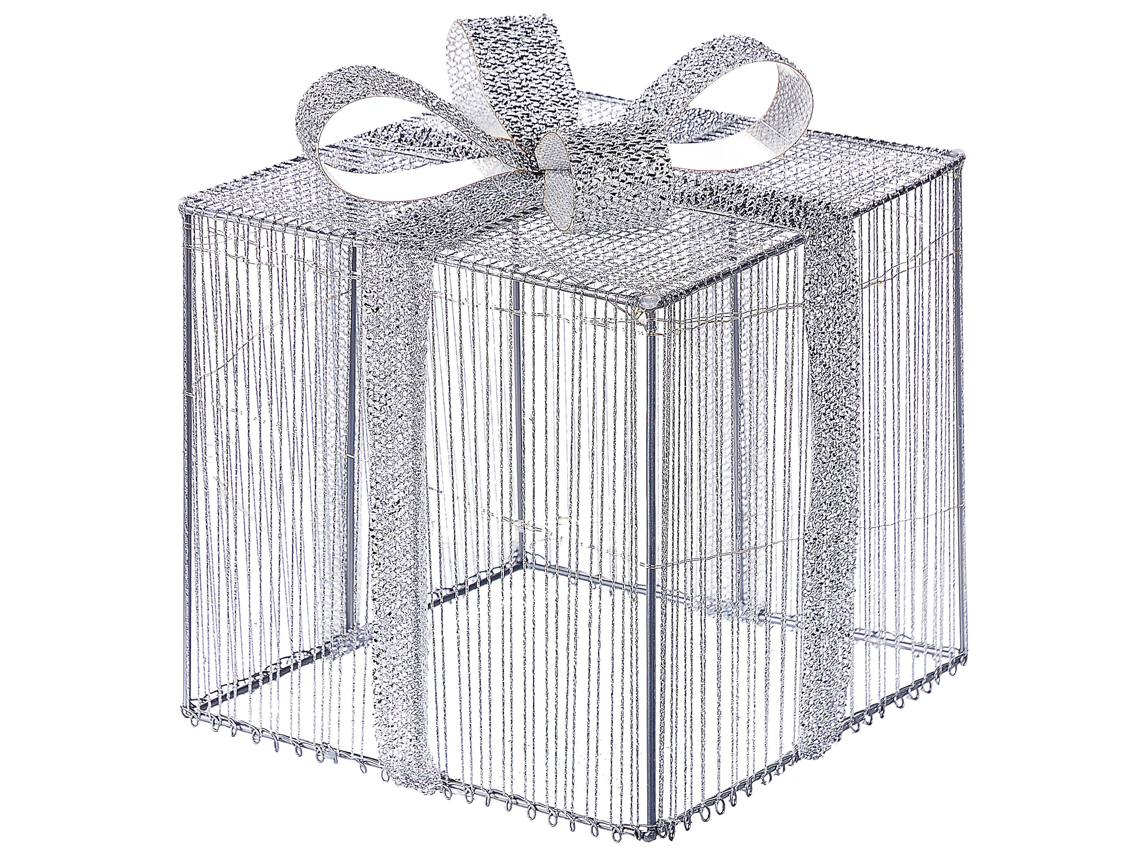 Buitendecoratie LED ARNES Kerstcadeaus 25/20/15 cm Zilver