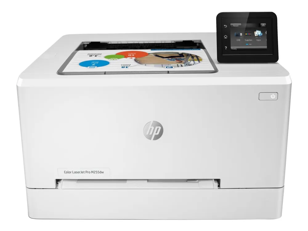 HP Color LaserJet Pro M255dw - Printer - farve - Duplex - laser - A4/Legal - 600 x 600 dpi - op til 21 spm (mono) / op til 21 spm (farve) - kapacitet: 250 ark - USB 2.0, LAN, Wi-Fi(n), USB vært