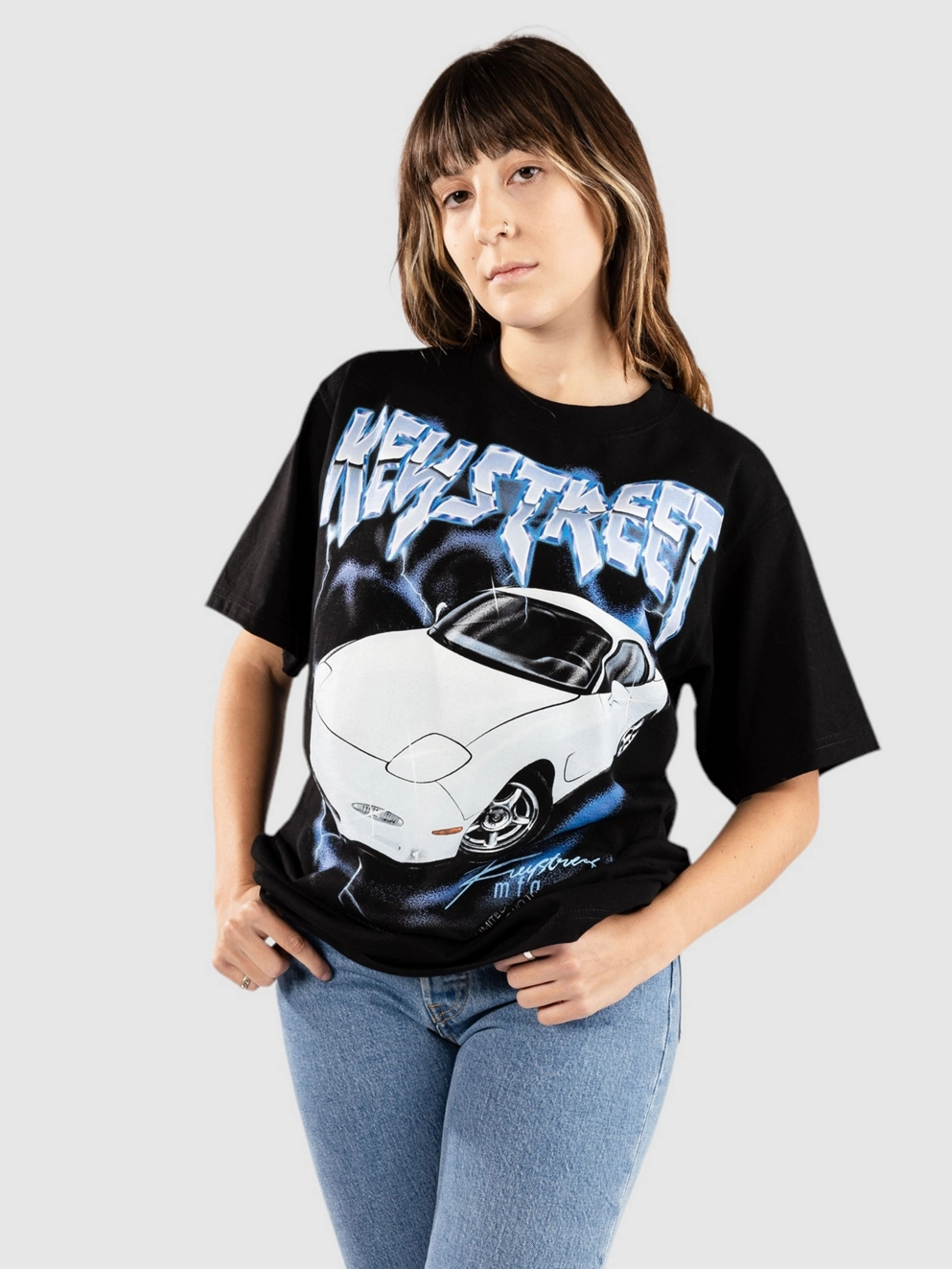 Key Street Heavy Rotation T-Shirt black