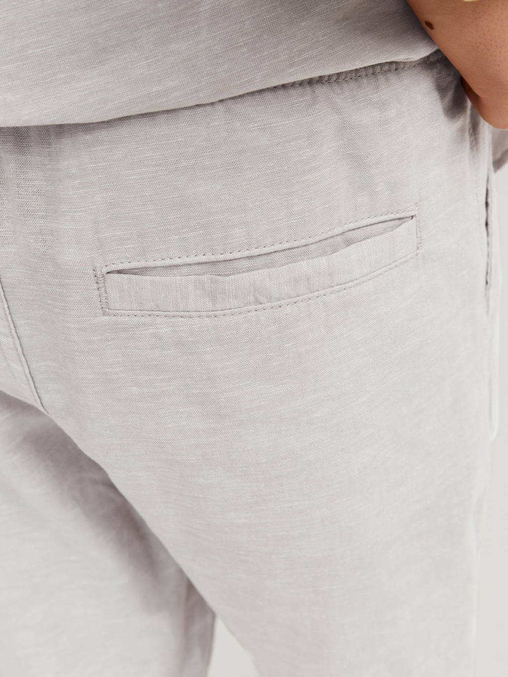 JACK & JONES broek JPSTKANE JJSUMMER lichtgrijs