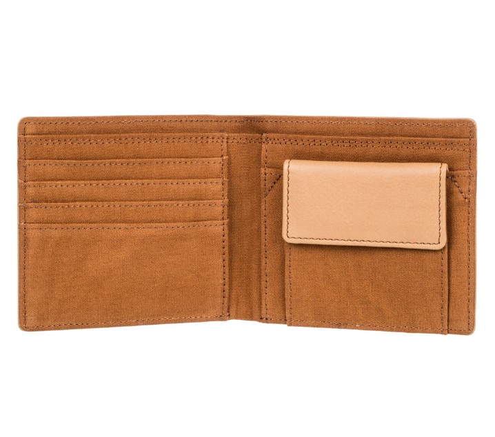 Element Strapper Leather Wallet Black
