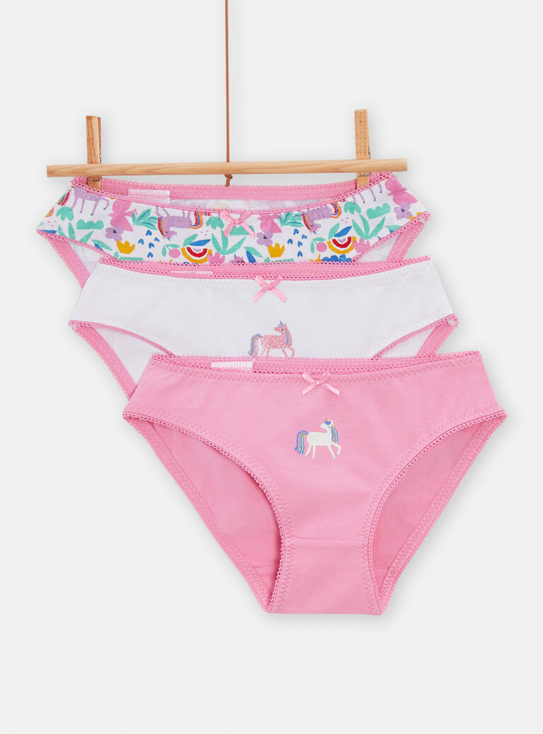 Lot de 3 culottes imprimés pour fille
