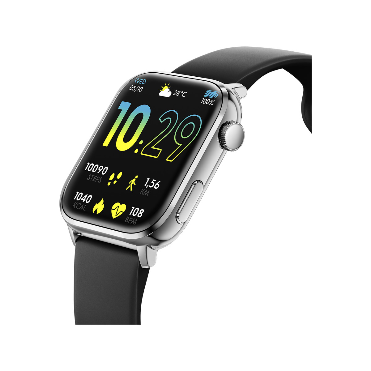 Montre ICE WATCH Ice smart homme bracelet silicone argent