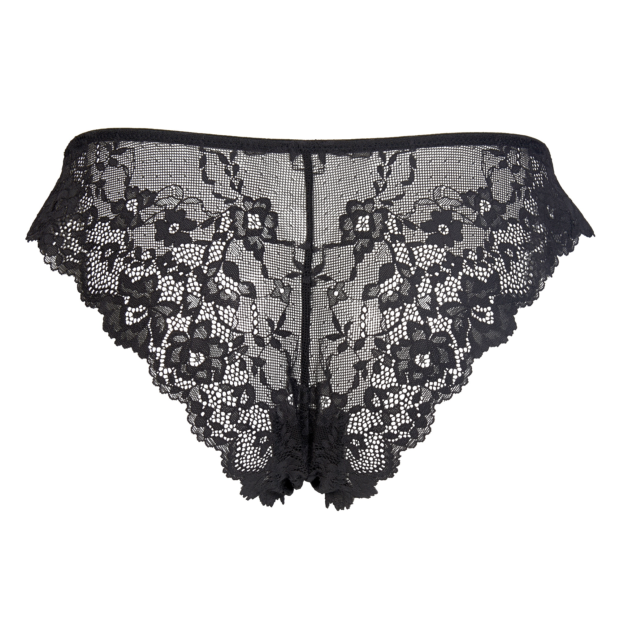 After Eden Brasilslip , mit floraler Spitze, feminin, bequem, weich, elastisch, eng
