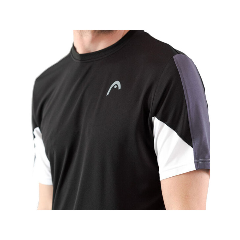 Tee-shirt de tennis Head club 22 noir