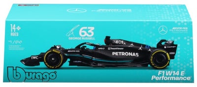 Bburago Mercedes W14 F1 Racerbil 2023 Russell 1:24