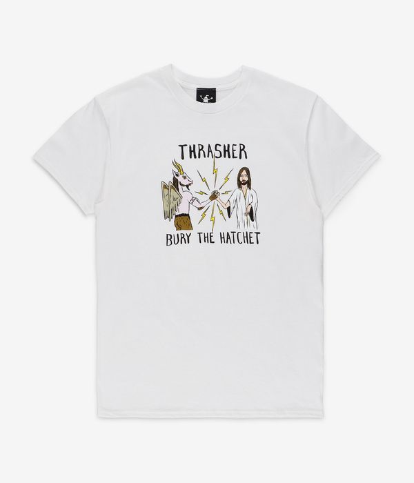 Thrasher x Toy Machine B.T.H. T-Shirt (white)
