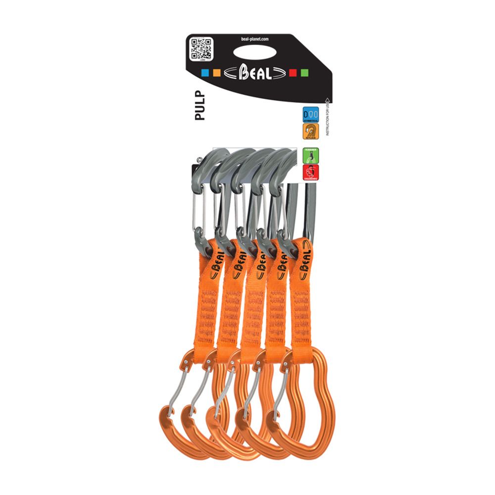 Beal PULP QUICKDRAW 11CMX5 - Dégaine orange
