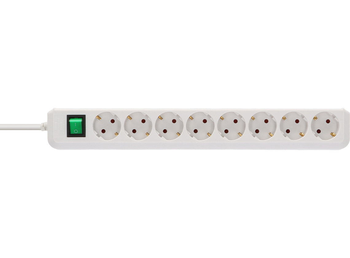 Brennenstuhl Eco-Line 8-voudige stekkerdoos met schakelaar
