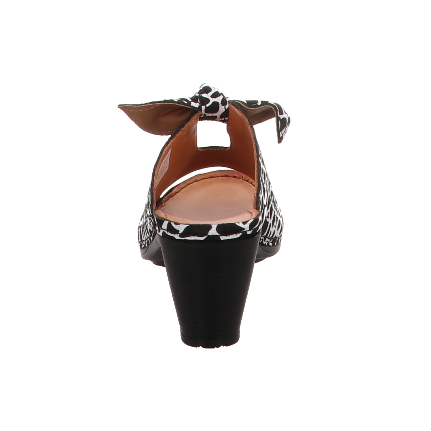 Gemini Pantolette schwarz weiß schwarz