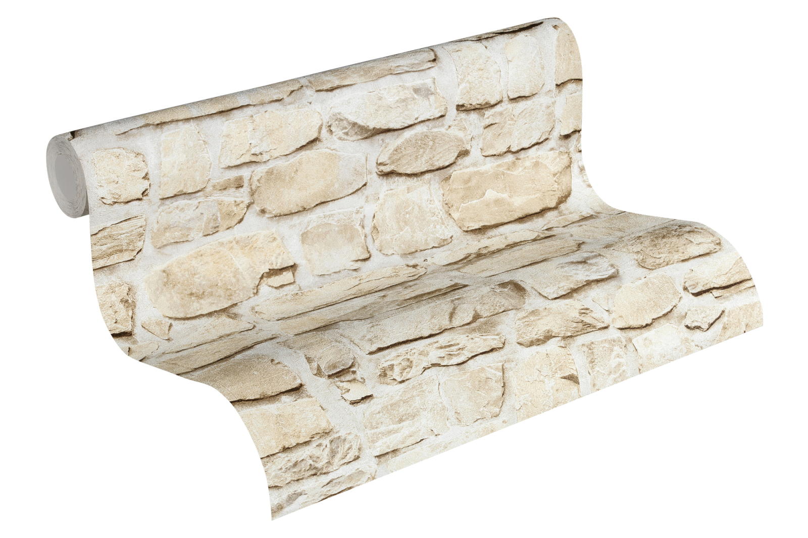 Vliestapete IL DECORO - beige-gelb - 10 Meter