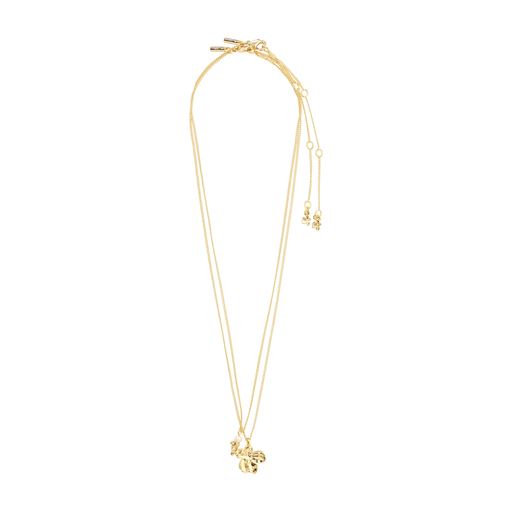 Pilgrim Zhuri 2-i-1 Halskæde, Gold Plated, 40 46 cm