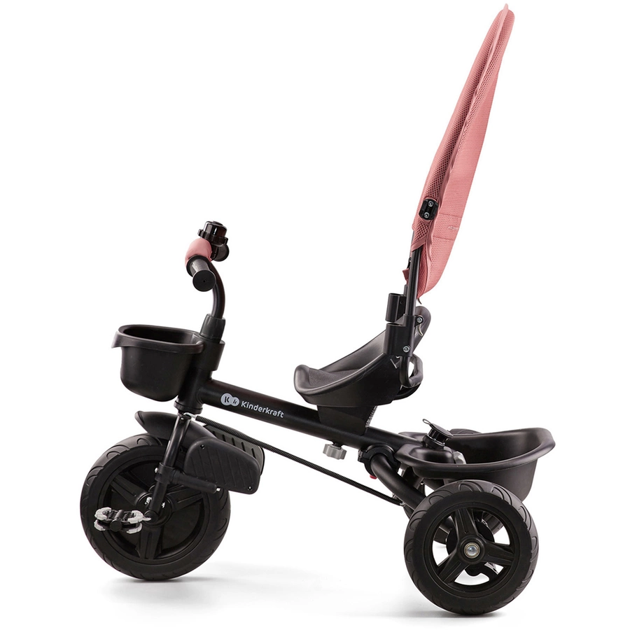 Kinderkraft 6 in 1 Dreirad Aveo, Rose pink