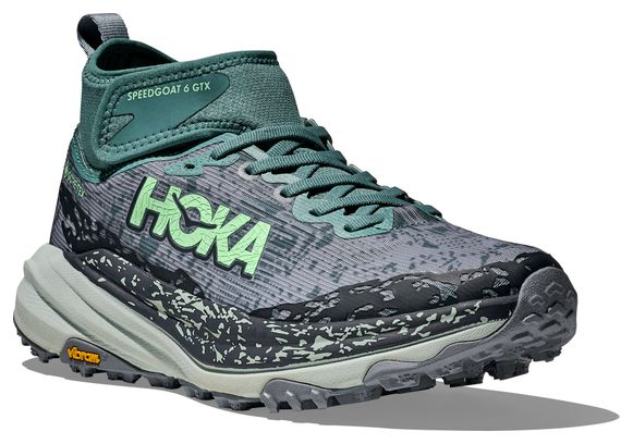 Chaussures Trail Hoka Speedgoat 6 Mid GTX Bleu Femme