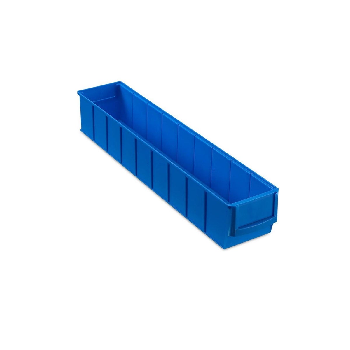 PROREGAL Blauwe Industriële Box 500 S HxBxD 8,1 x 9,1 x 50 cm 2,8 Liter Opbergdoos Assortimentsdoos Kleine Onderdelendoos