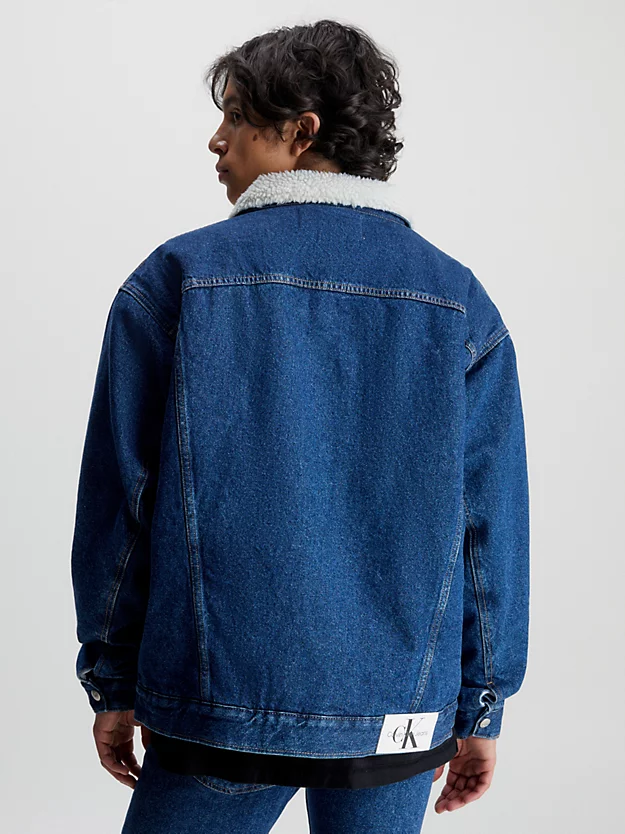Jaqueta jeans Sherpa