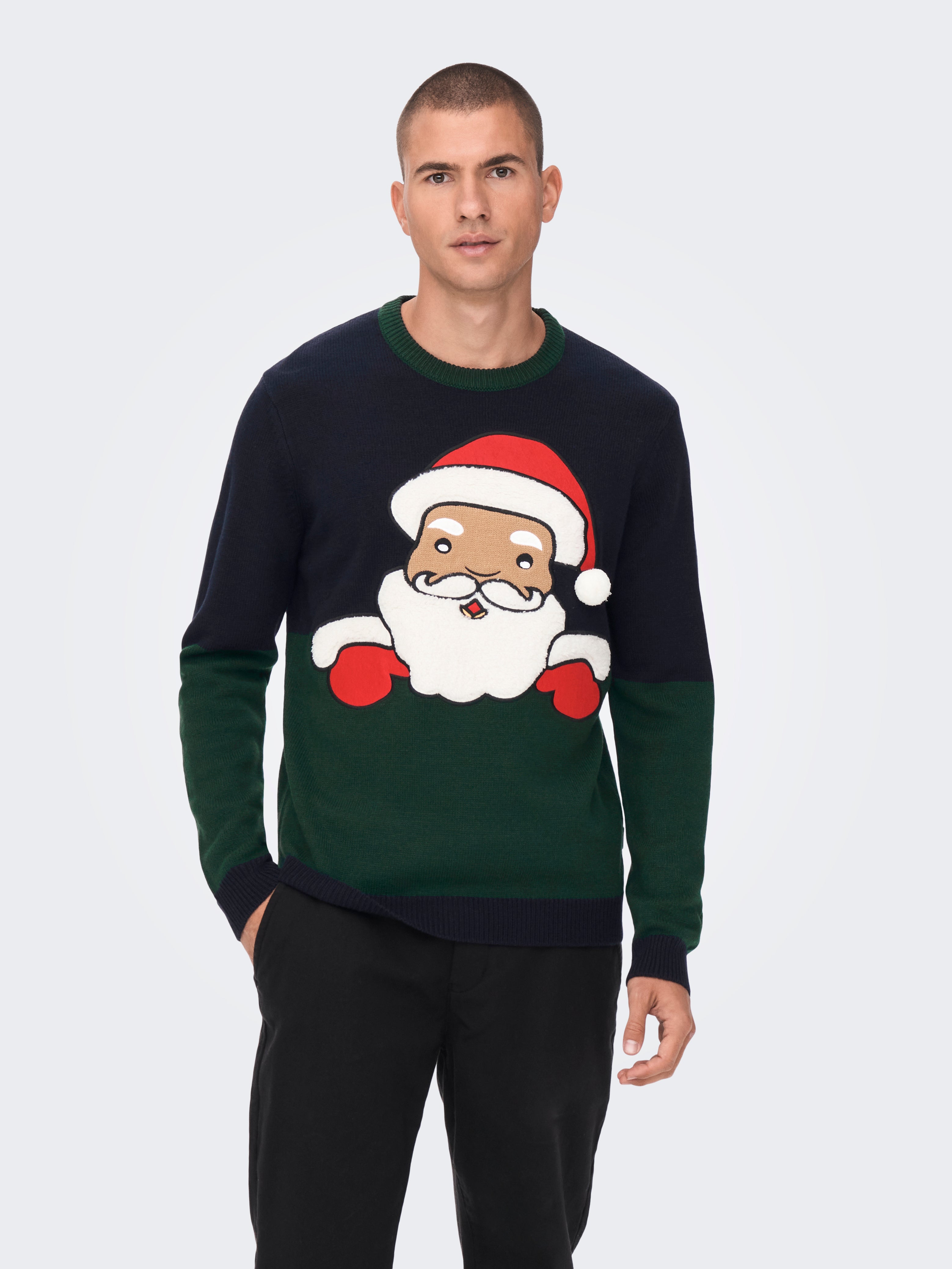 ONSXMAS Pullover Dark Navy