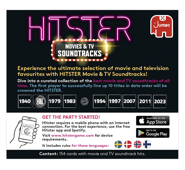 Hitster Soundtracks Exp (SE/NO/FI)