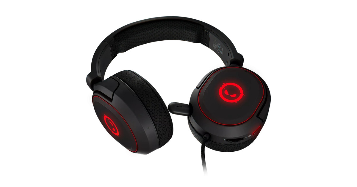 LORGARKaya 460 over-ear gaming headset  (Gunmetal, RGB)