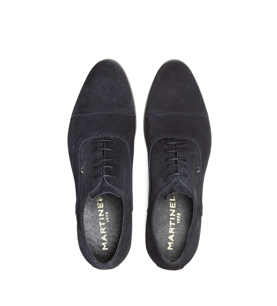 Sapatos Martinelli Empire em couro azul marinho