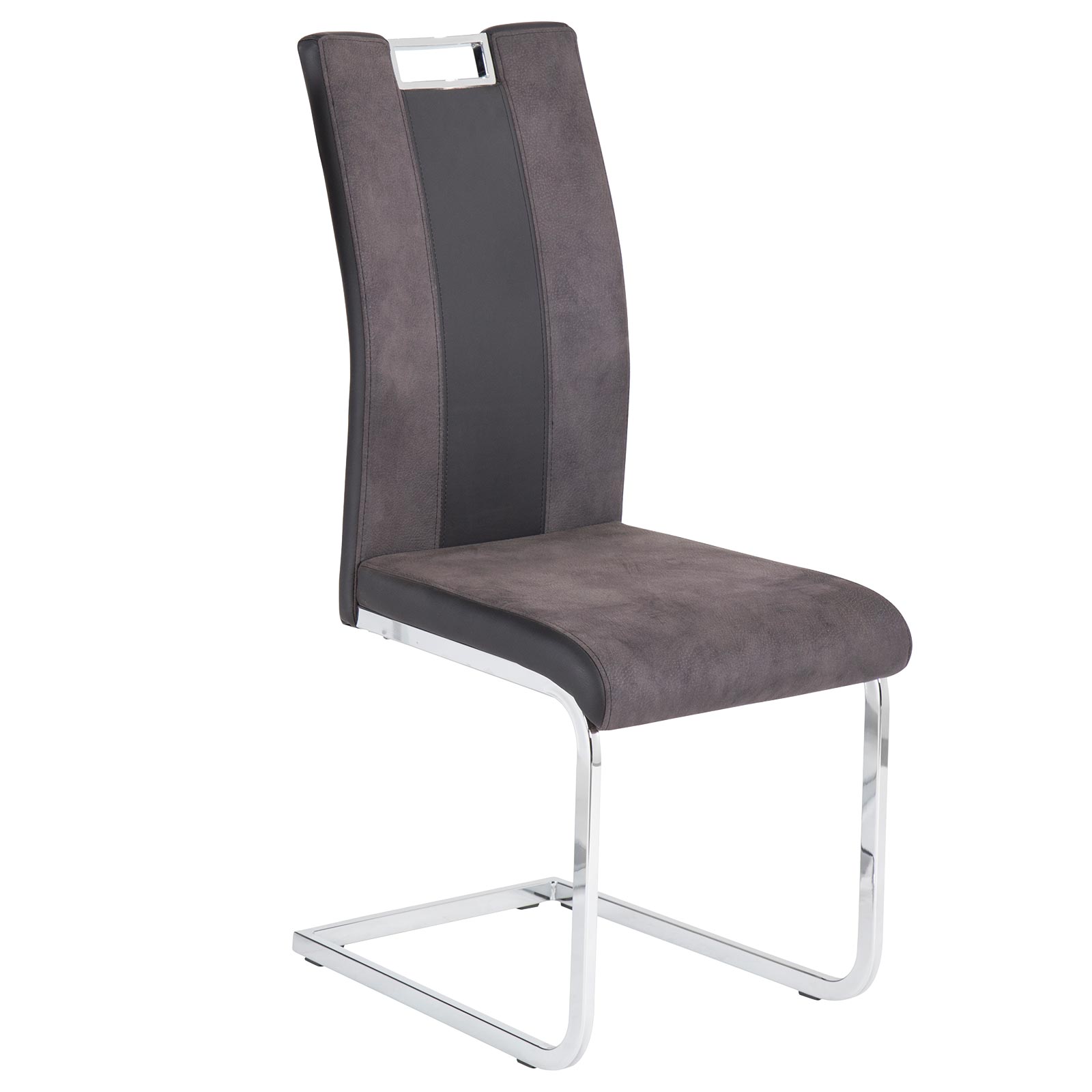 Schwinger - grau-schwarz - Lederoptik - Softtex