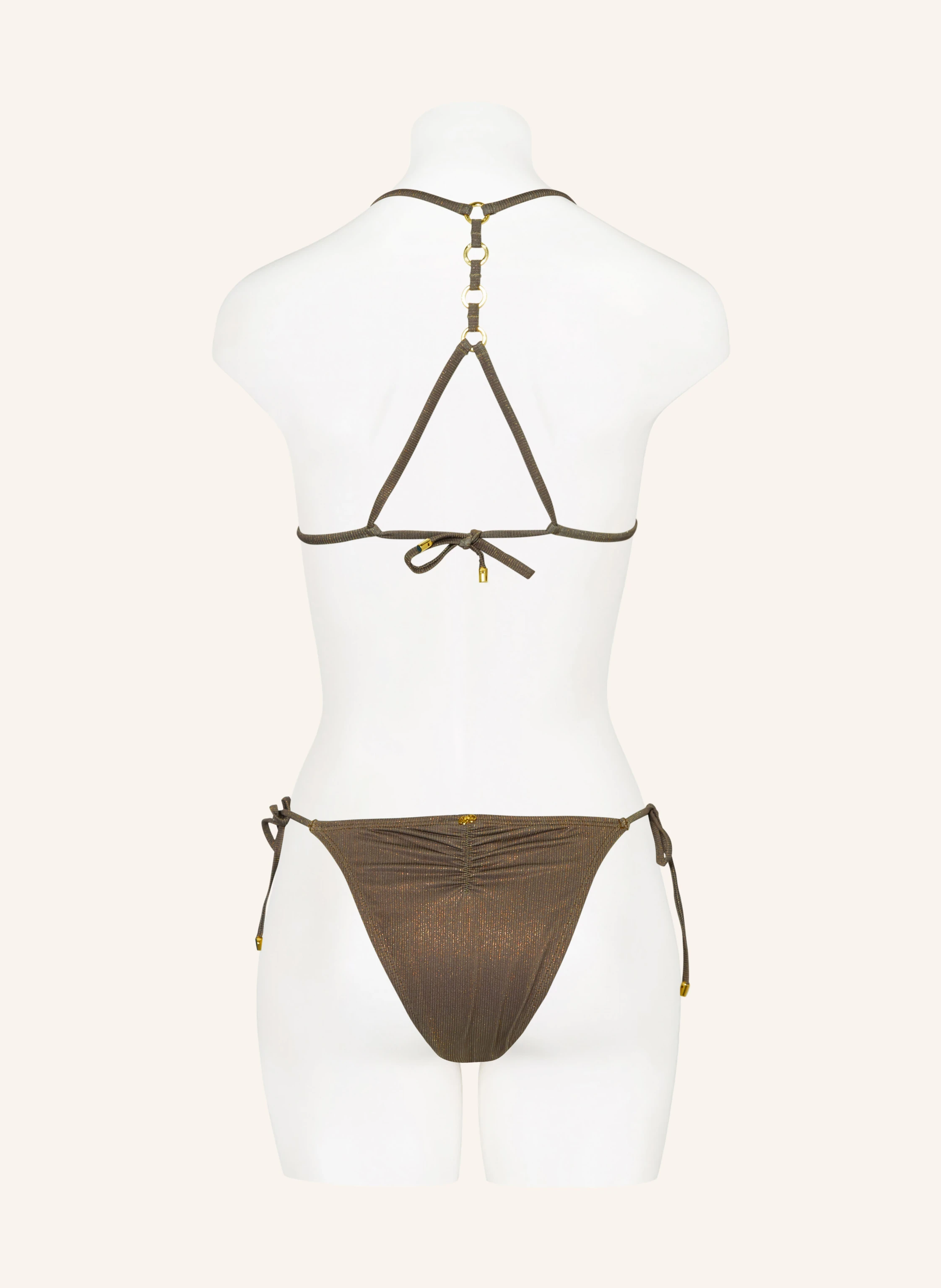 PQ Triangel-Bikini-Hose LUCAYA TIE mit Glitzergarn